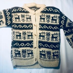 Men’s Reindeer Cardigan Sweater